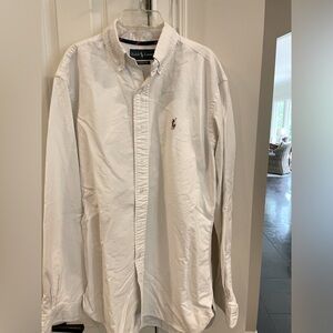 Ralph Lauren medium men’s white Oxford long sleeve
